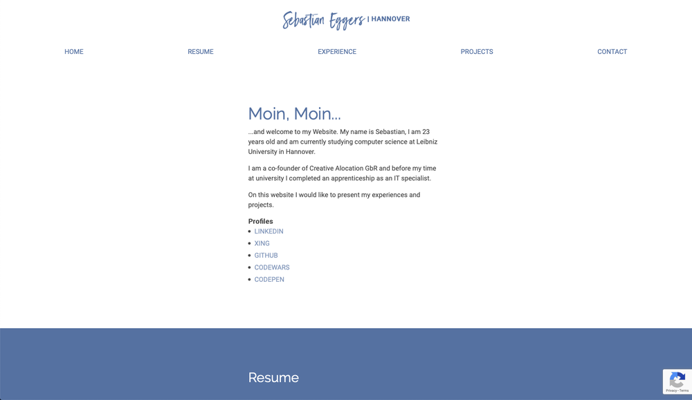 Startseite von sebastian-eggers.com